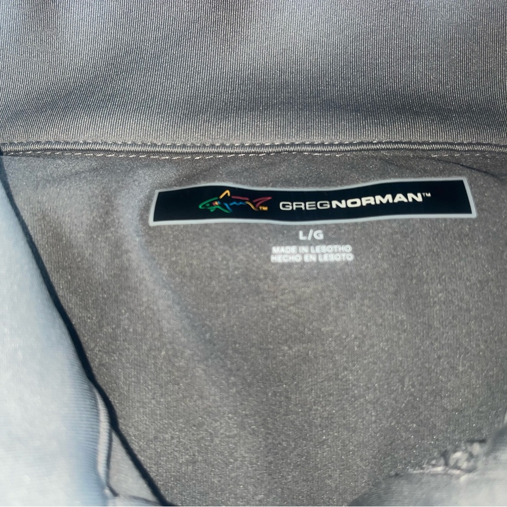Greg Norman 1/4 Zip Pullover NWT Large Gray Performance Stretch Golf - Picture 13 of 13